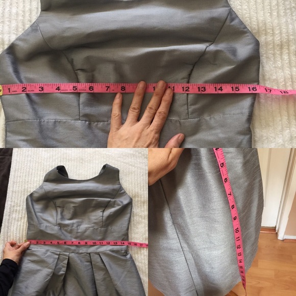 Silver/grey open back dress - Picture 7 of 11